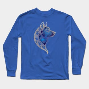 The Wolf (Blue) Long Sleeve T-Shirt